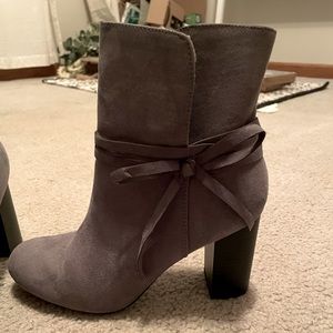 Grey booties